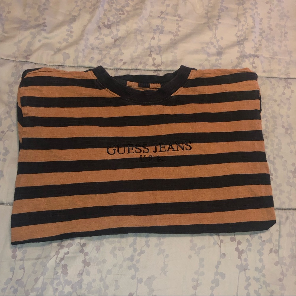 Vintage brown and black Guess Shirt